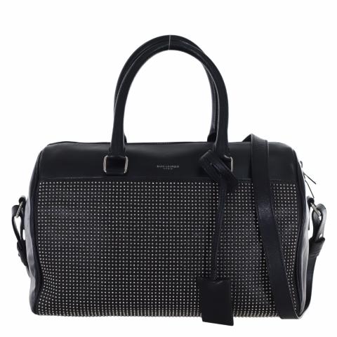 Sell Saint Laurent Studded Classic Duffle Bag Black HuntStreet